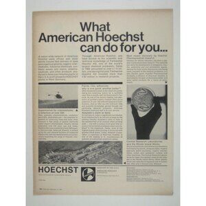 What American Hoechst Can Do For You Ad Print 1967